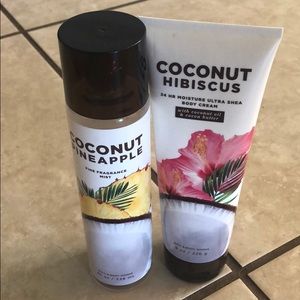 Bath and Body Works Coconut Bundle